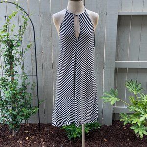 Splendid Striped Halter Neck Mini Dress Size L